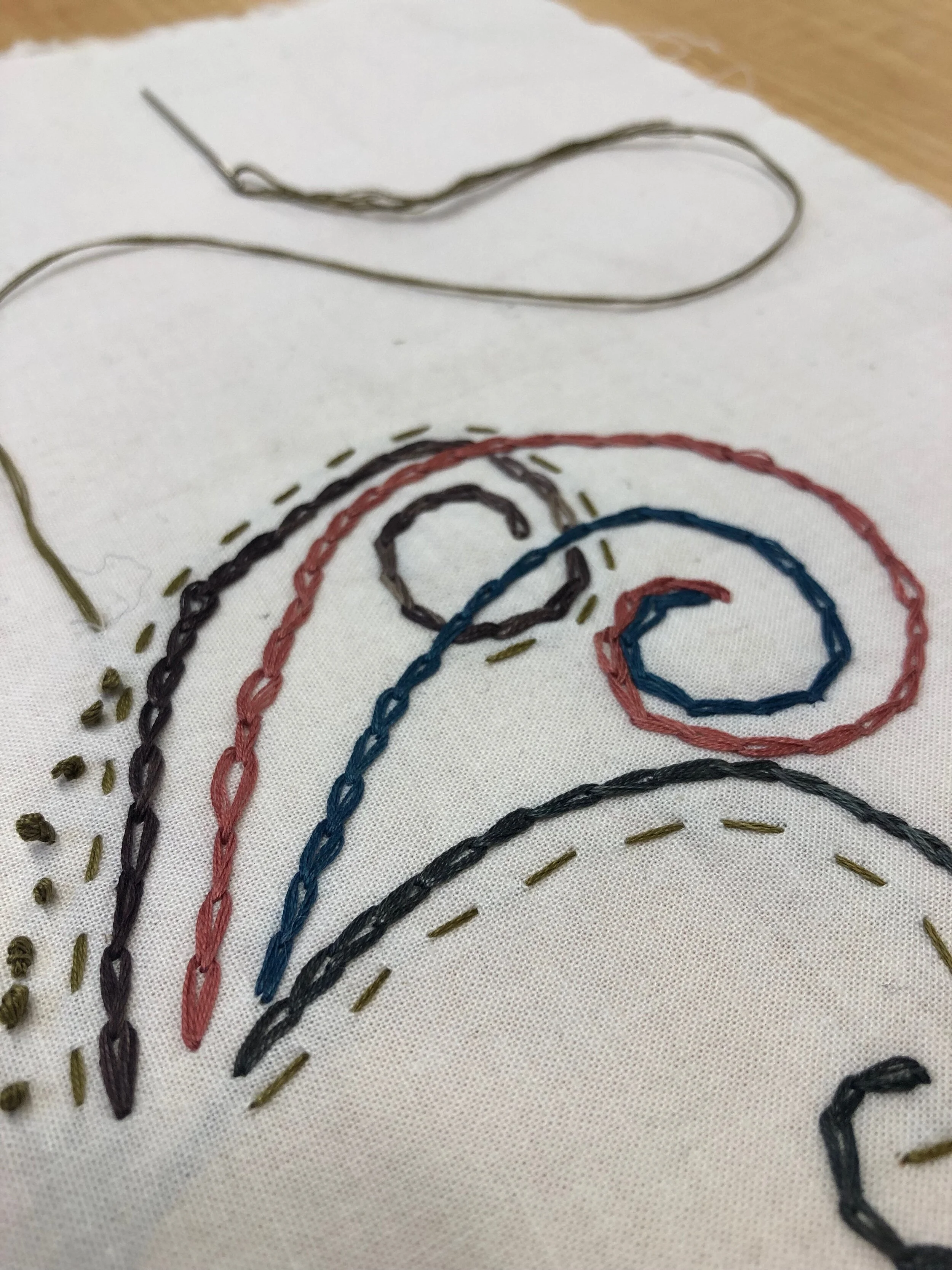 NEW DATES- Skill Building Series: Embroidery at Cloth Fiber Workshop 