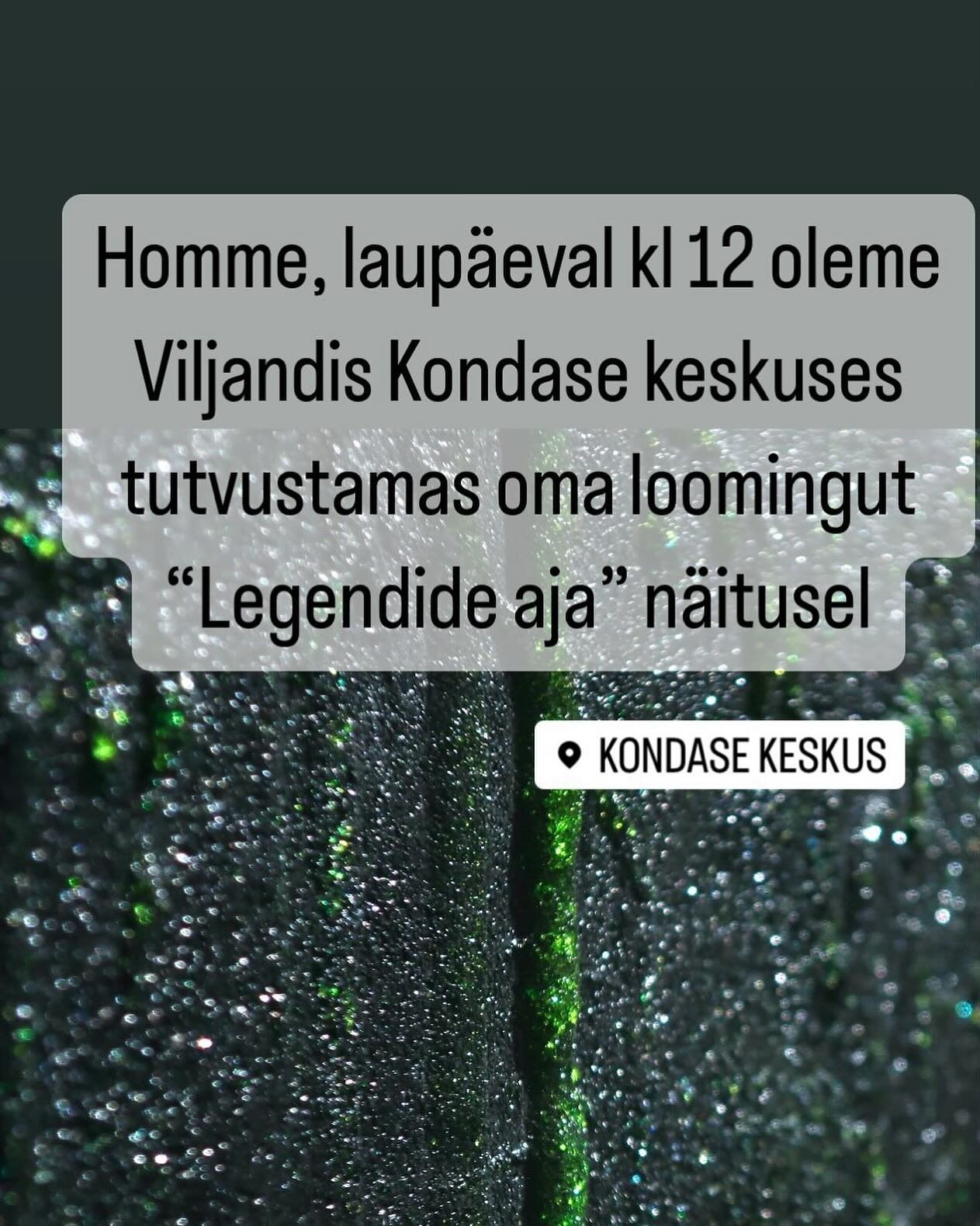 &ldquo;Legendide aeg&rdquo; on Eesti Klaasikunstnike &Uuml;henduse aastan&auml;itus. See on meile oluline ja armas traditsioon. N&auml;itus on veel kuu aega avatud. Tulge vaatama!