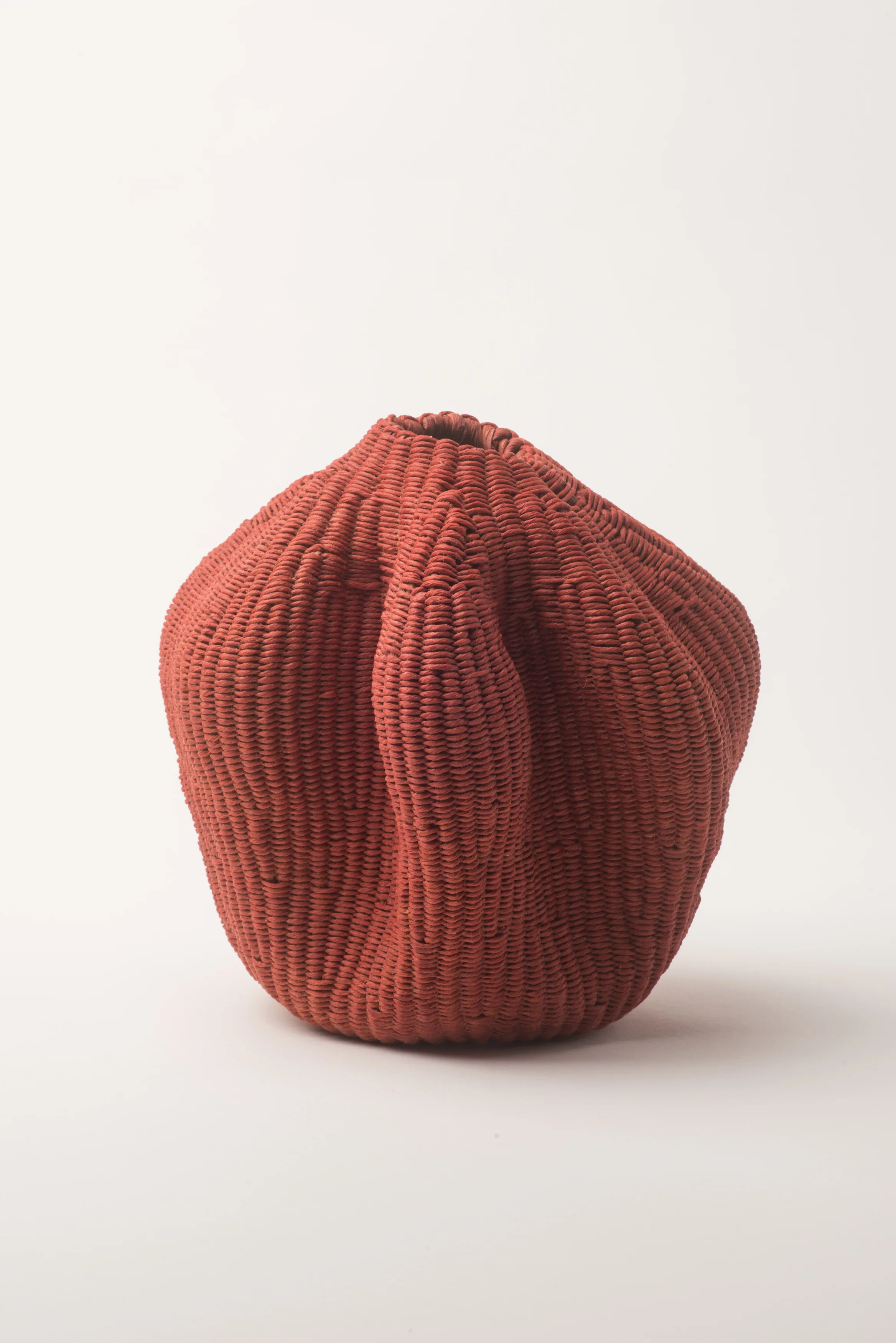 Curvy: paper covered wire, waxed linen 8 x 12 inches
