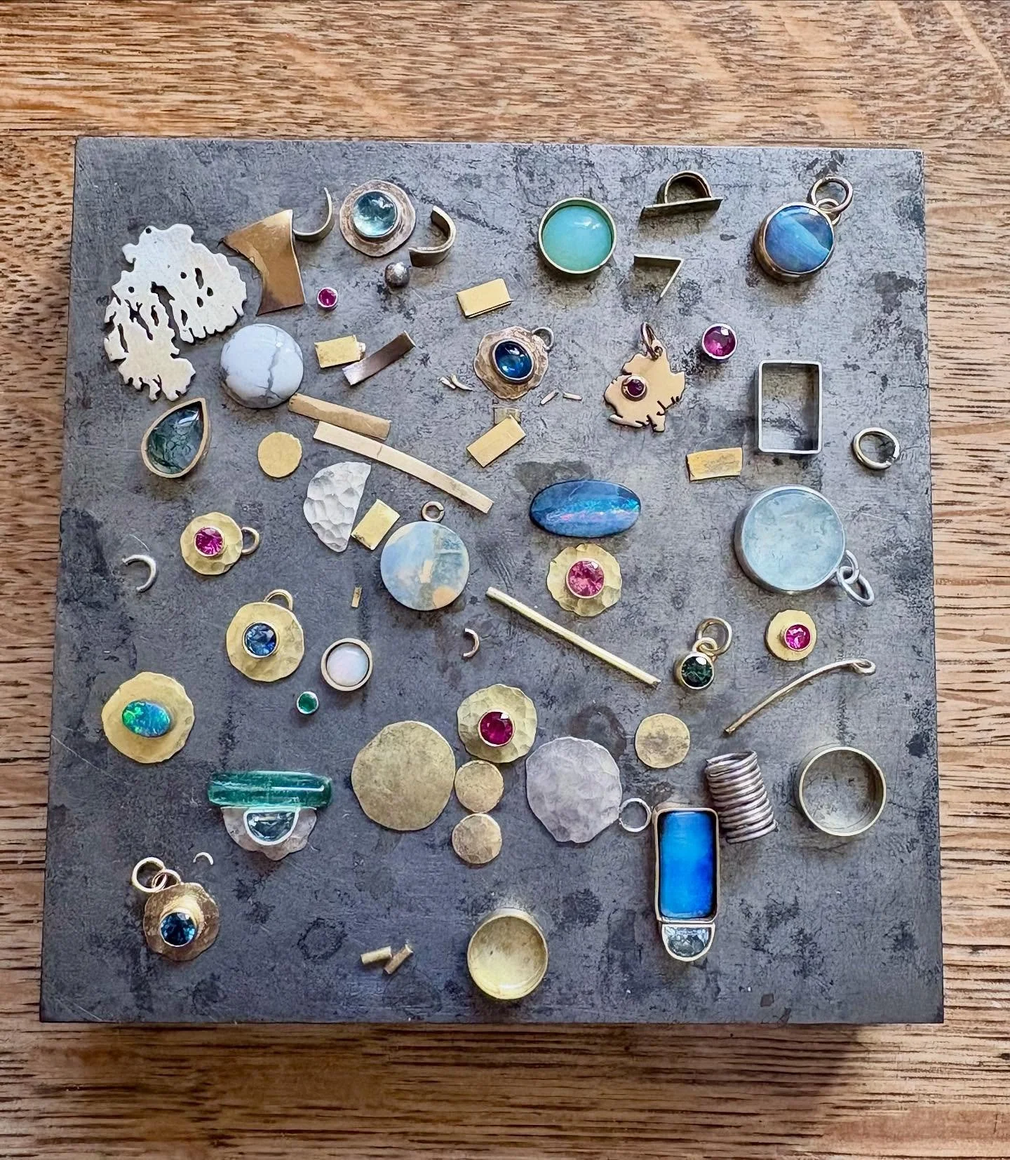 Many beautiful pieces in progress on my bench. Website update next week.