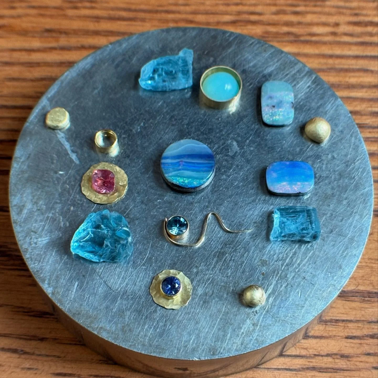 If asked what I&rsquo;ve been up to lately in the studio I would answer: Transcending this current moment through meditations on water and landscape, time and mortality; narrating a seascape, creating art, gems, rocks, doing math + cats, because in t