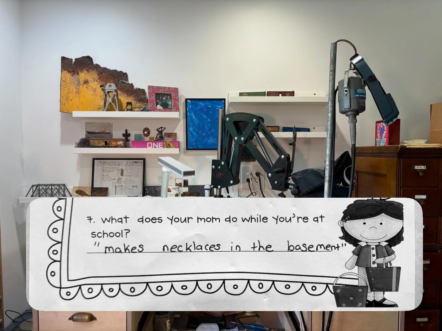 My children are a constant source of entertainment, not the ideal marketing team I was hoping for, alas, Junie is quite funny. I&rsquo;m confident her teacher thinks I&rsquo;m a gremlin hammering away in the basement.