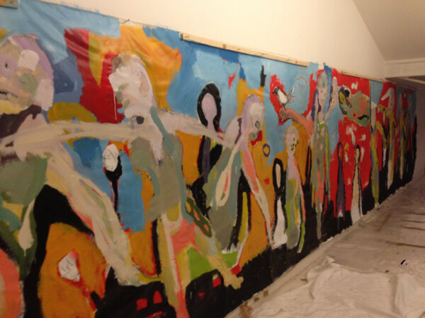 QUADRO SACRO - foto d'insieme prima del taglio