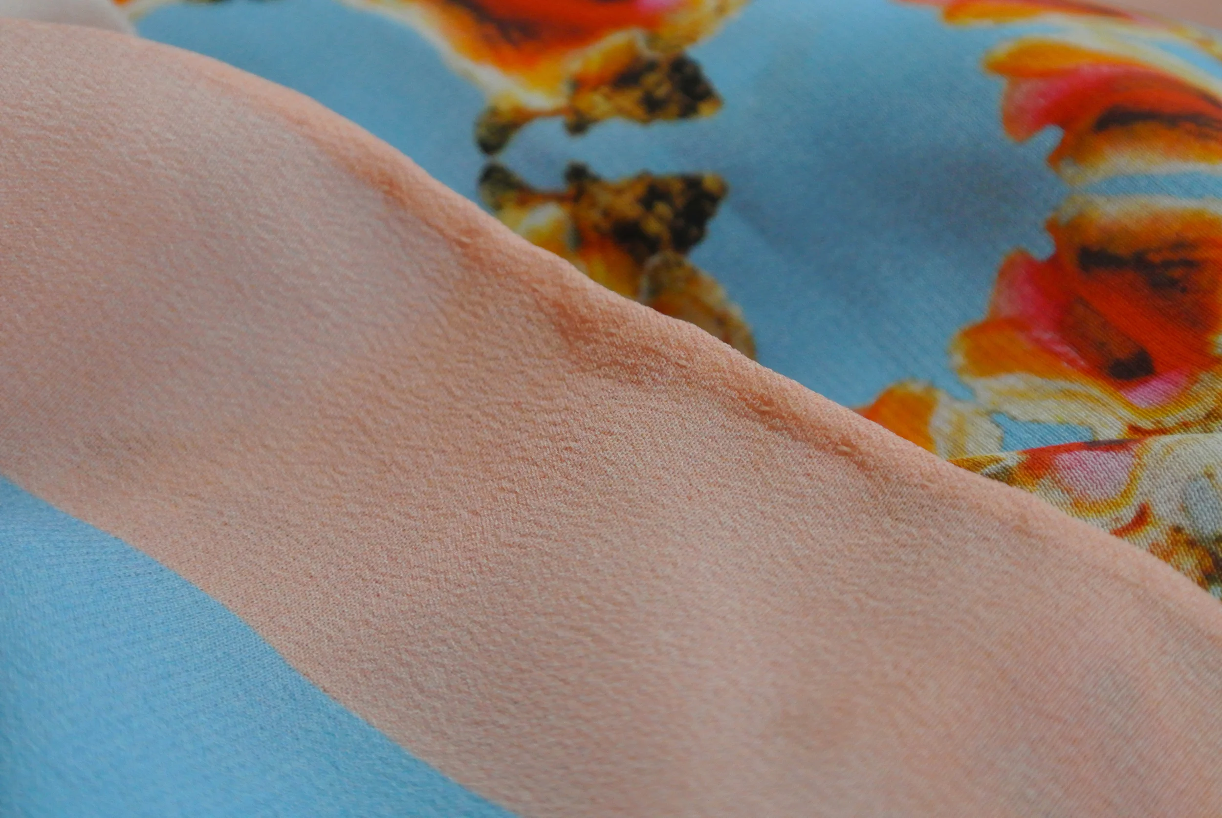 sea sage conch silk scarf