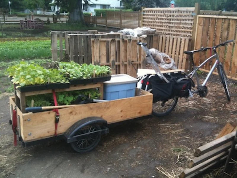 Trailer and Bike with xtracycle