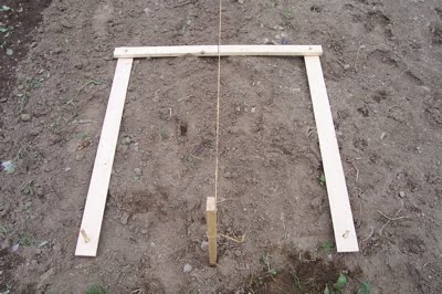 Laying out the hoops