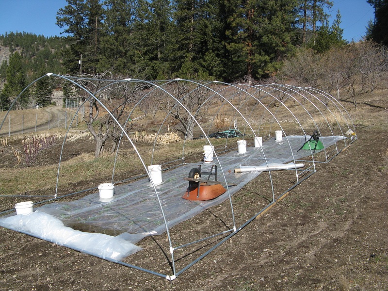 Full structure ready for plastic