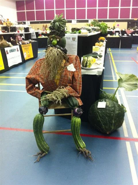  Ian, Ryan, and Steph's entry at the Fall Fair: no contest. Best. In. Show.