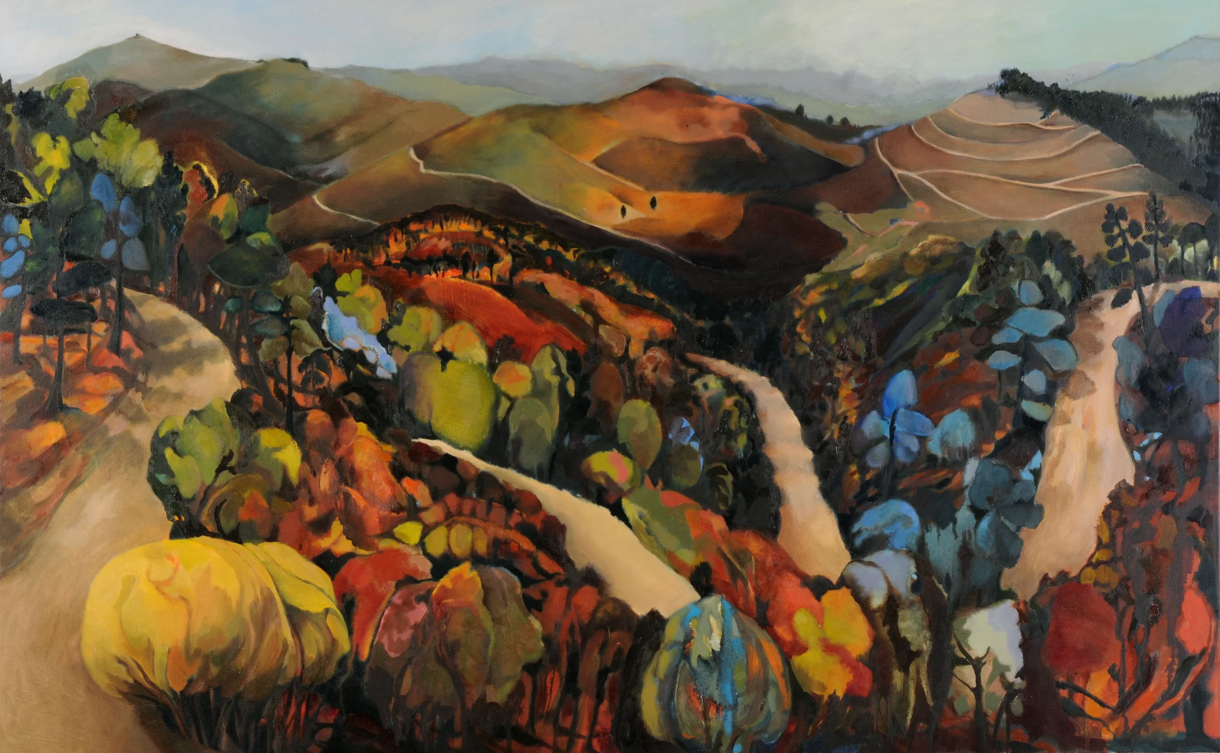 View from Mas Du Diable 122x76cm.jpg