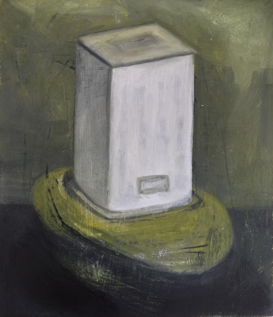 Nail House - Concealed Entrance oil on wood [26x30cm], 2018