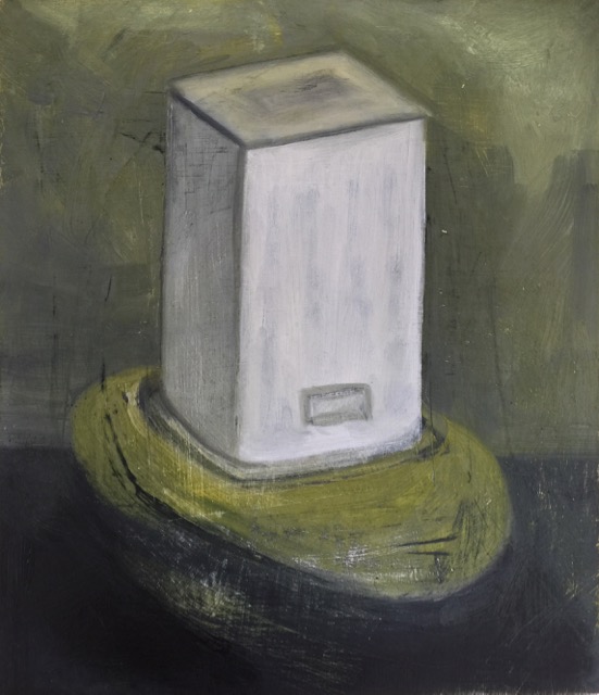 Nail House-Concealed Entrance Oil on wood (26x30cm) 2018