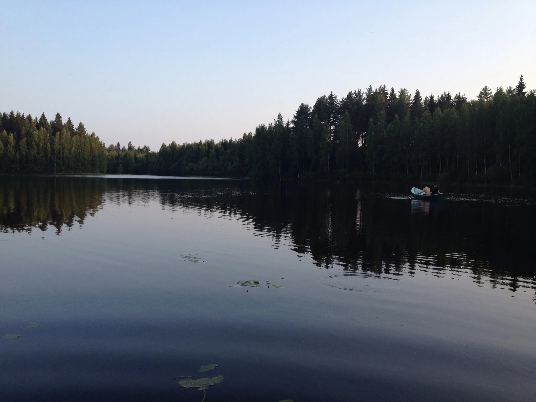 The lake