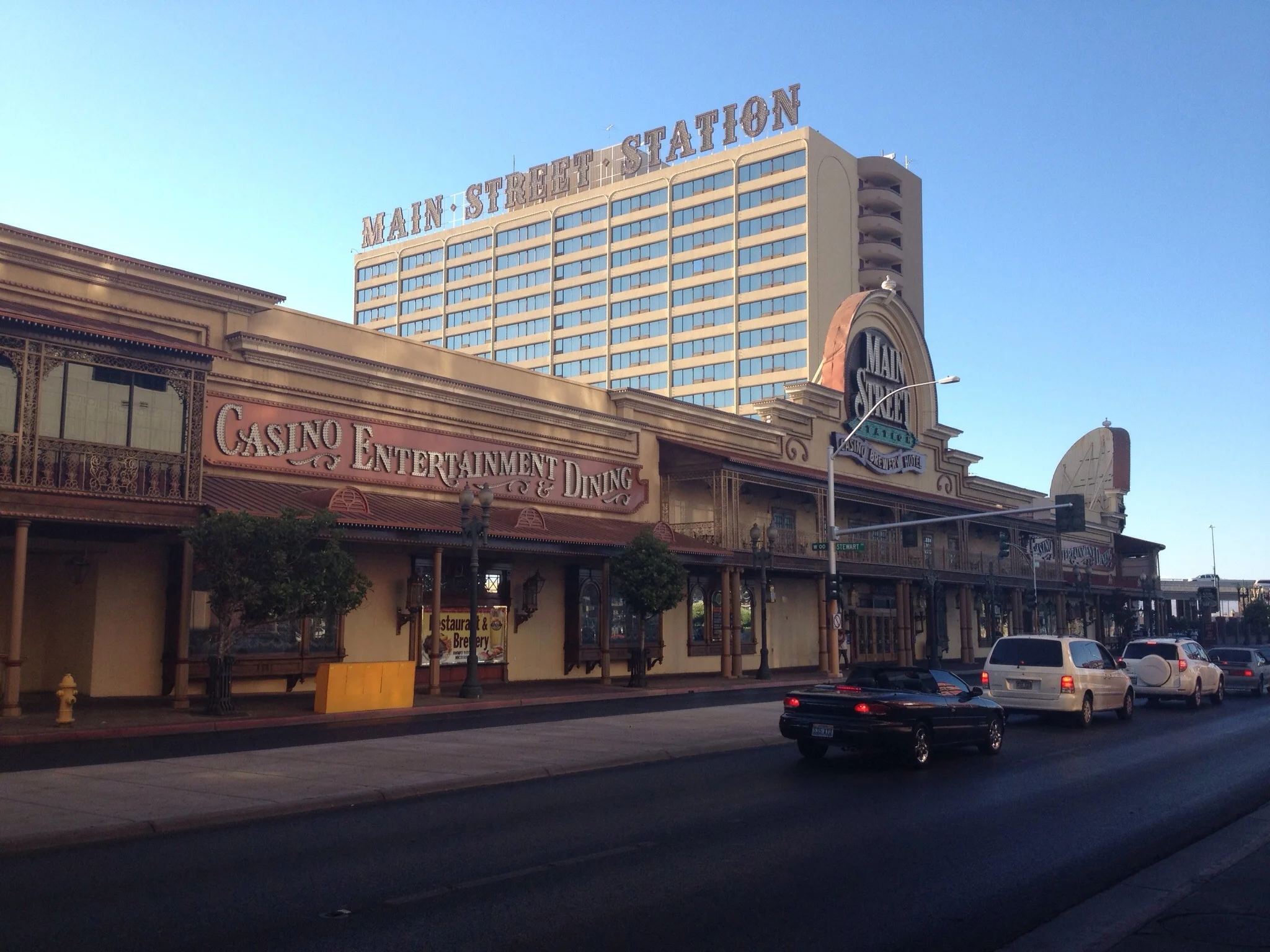 This is the old side of Vegas, at the north end of the Strip
