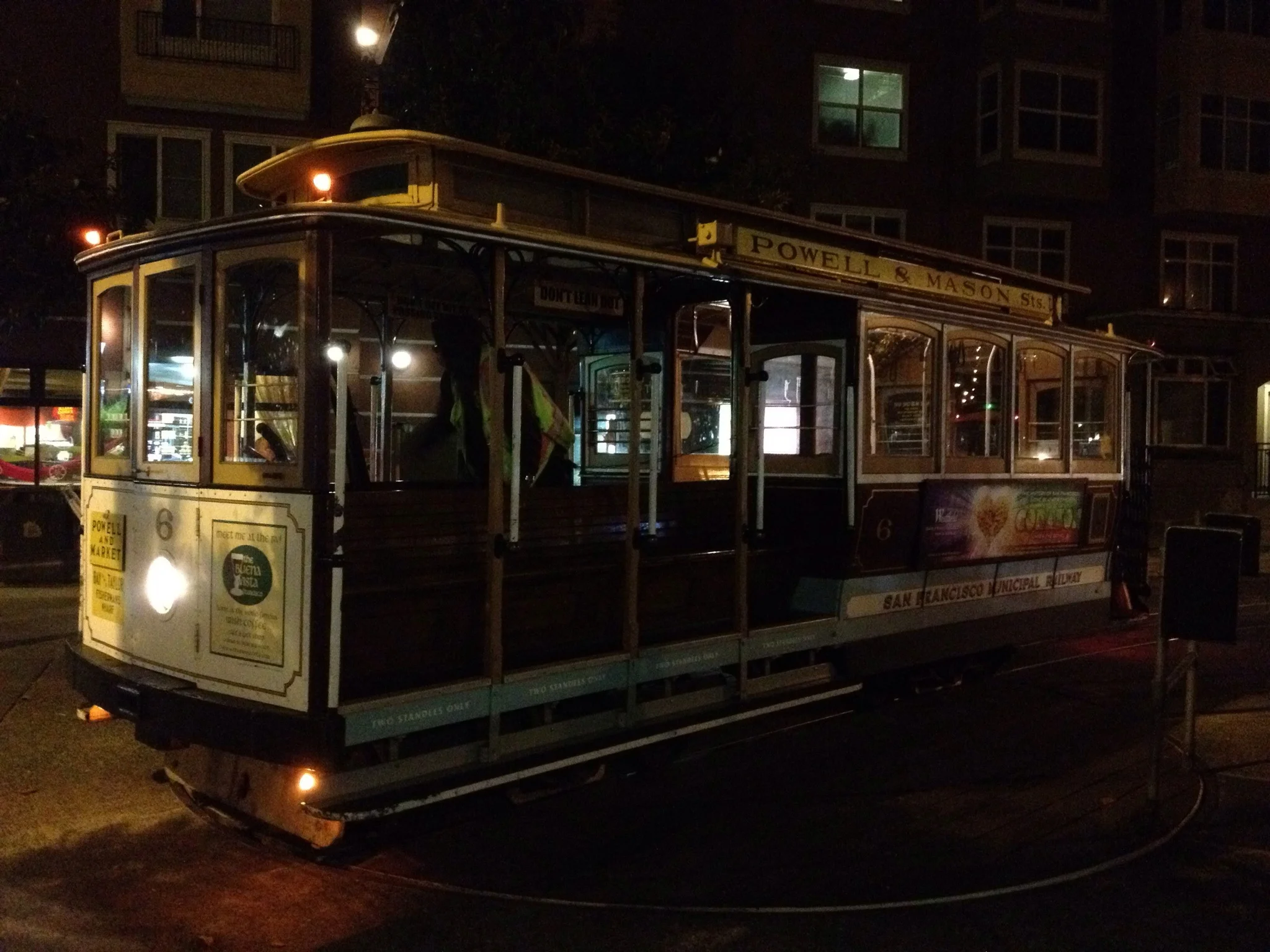 Tram? Well, it's a cable car actually