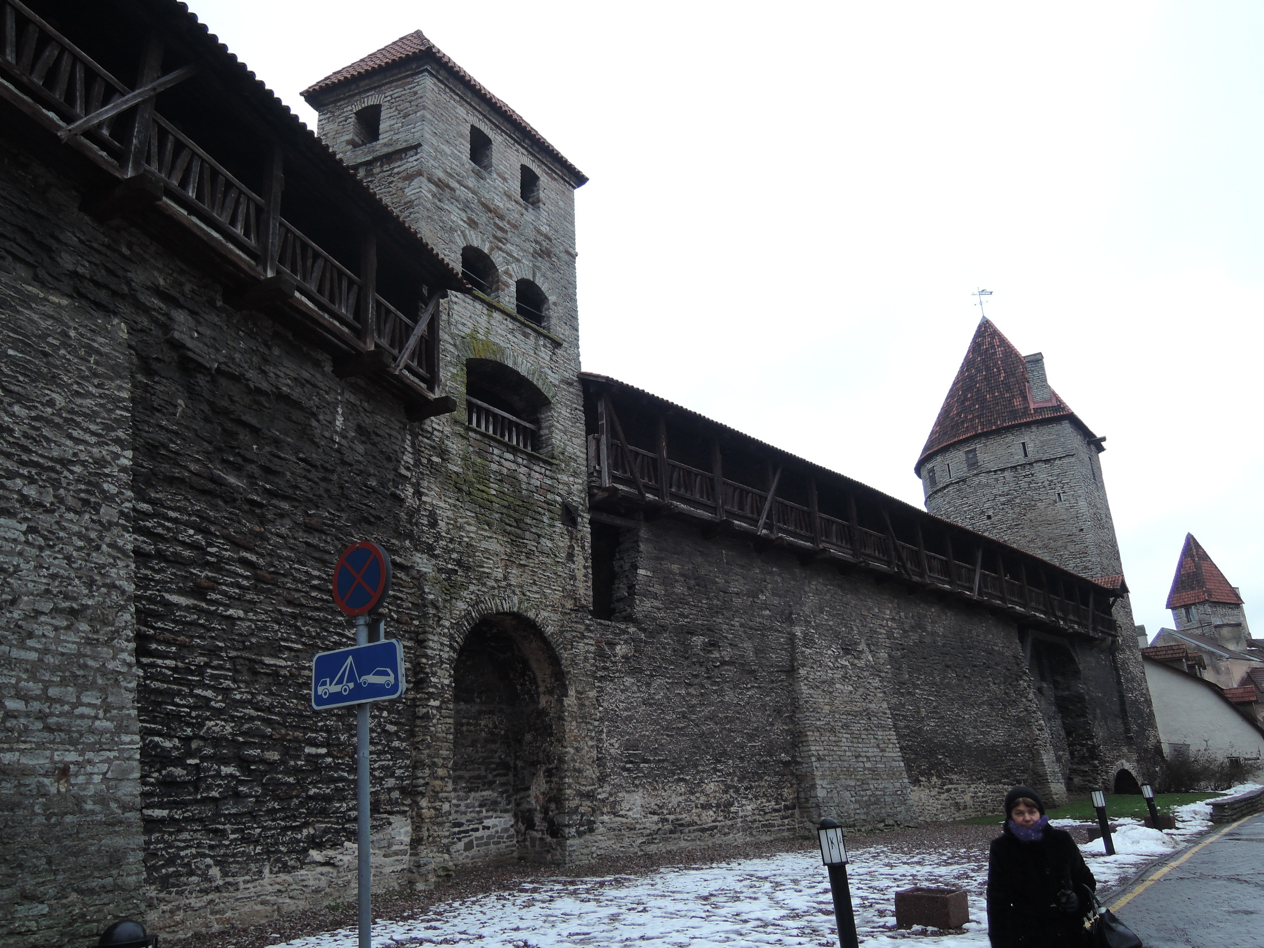 The wall of old Tallinn