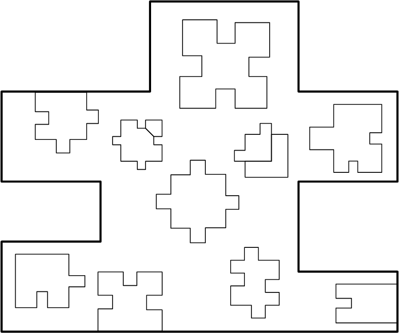 Basic shape placement.