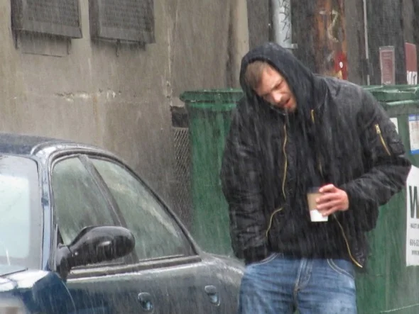 Watch The Killing for some egregious Seattle rain scenes.