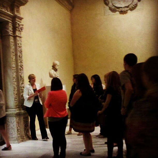 Students visit The Watson Library at the Metropolitan Museum of Art