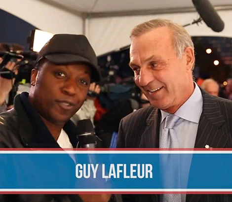 Sur le tapis bleu du Centre Bell avec Herby Moreau