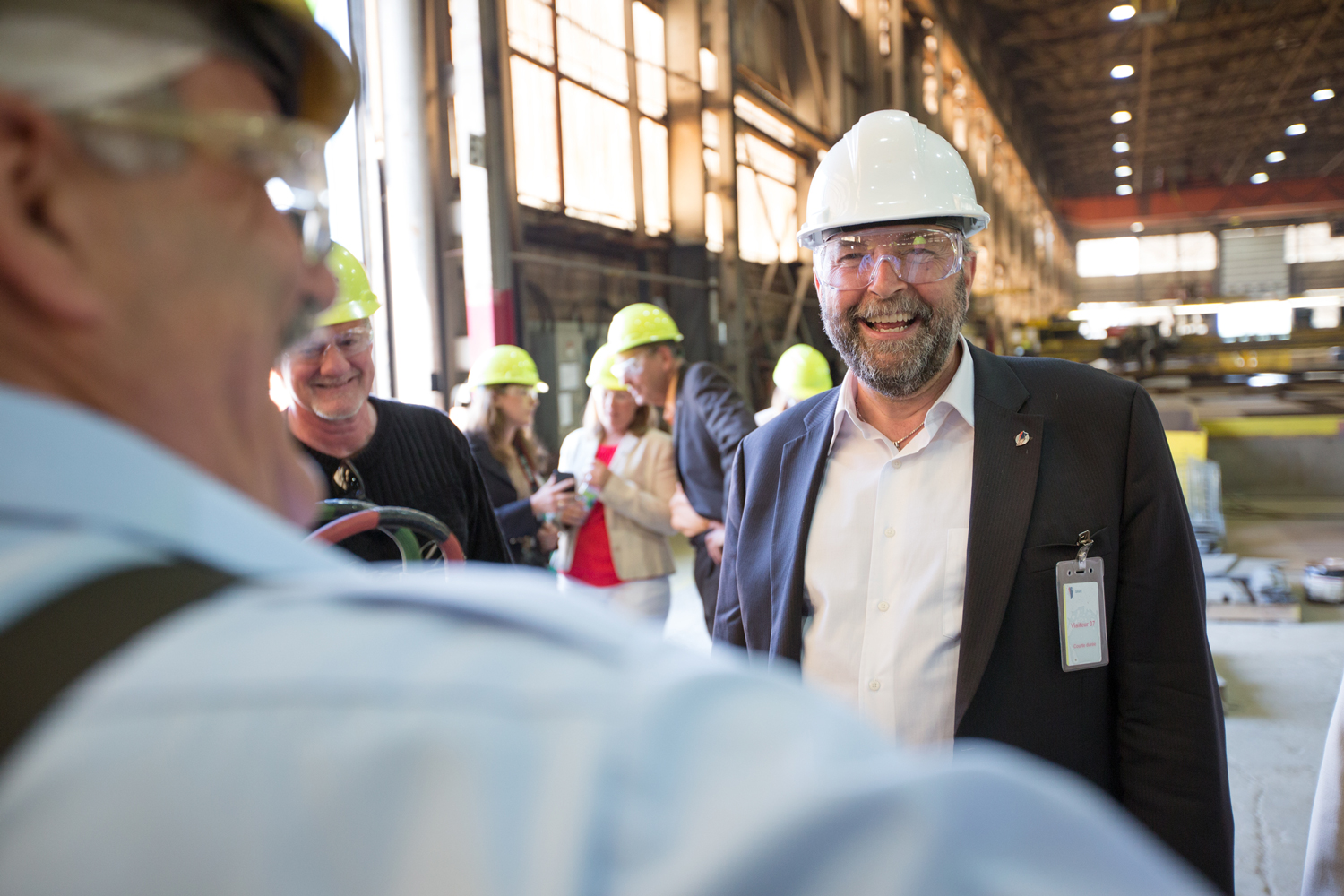 J'ai passé une journée avec Thomas Mulcair, pour le NPD.