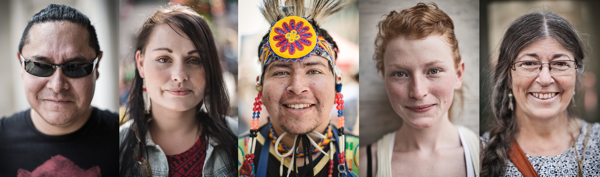 J'ai fait des portraits et entrevues de personnes qui assistaient à un Pow Wow lors du Forum social des Peuples, à Ottawa.