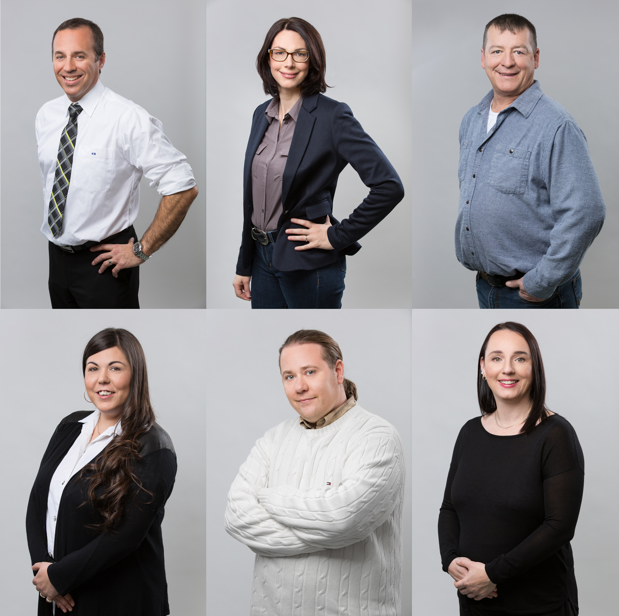 J'ai pris en photo les employés de l'entreprise Darspec.