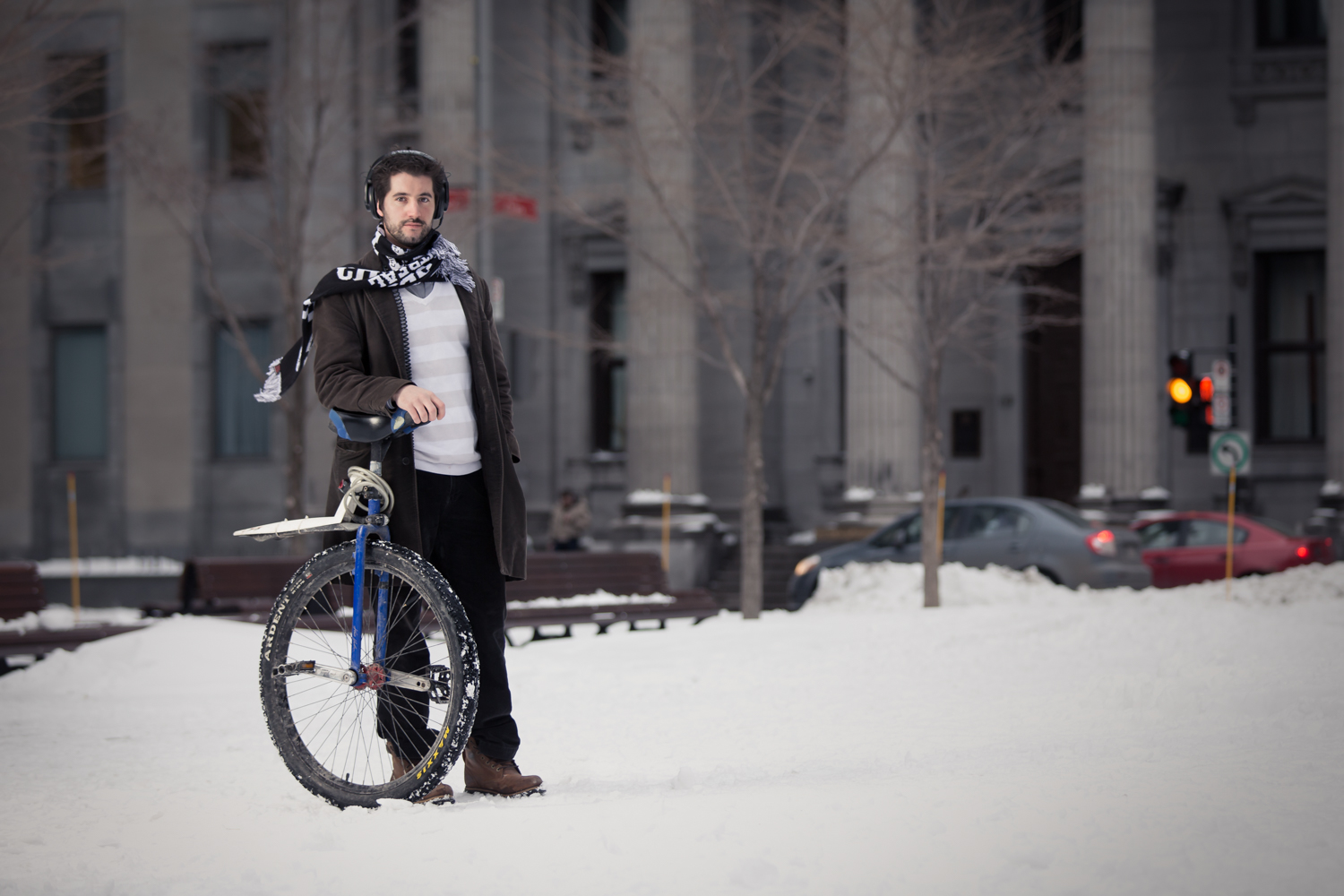 Karim l'unicycliste.