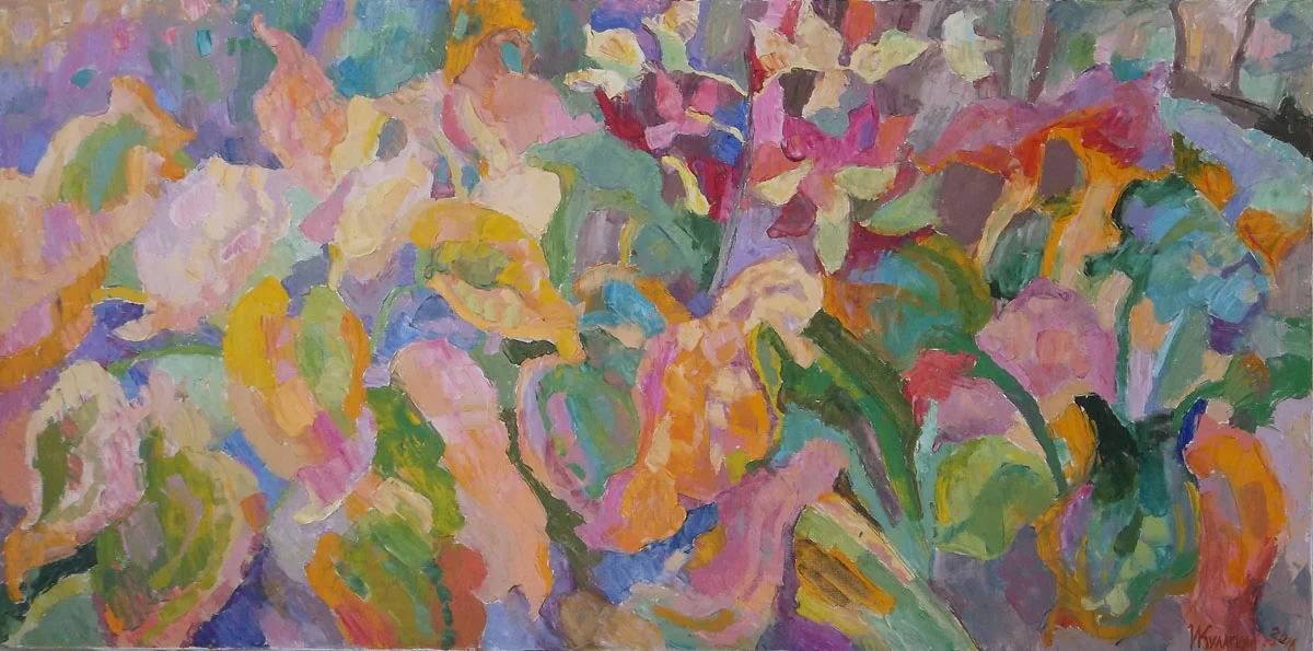 Autumn. Hosta. (48 in. x 24 in.) 2016