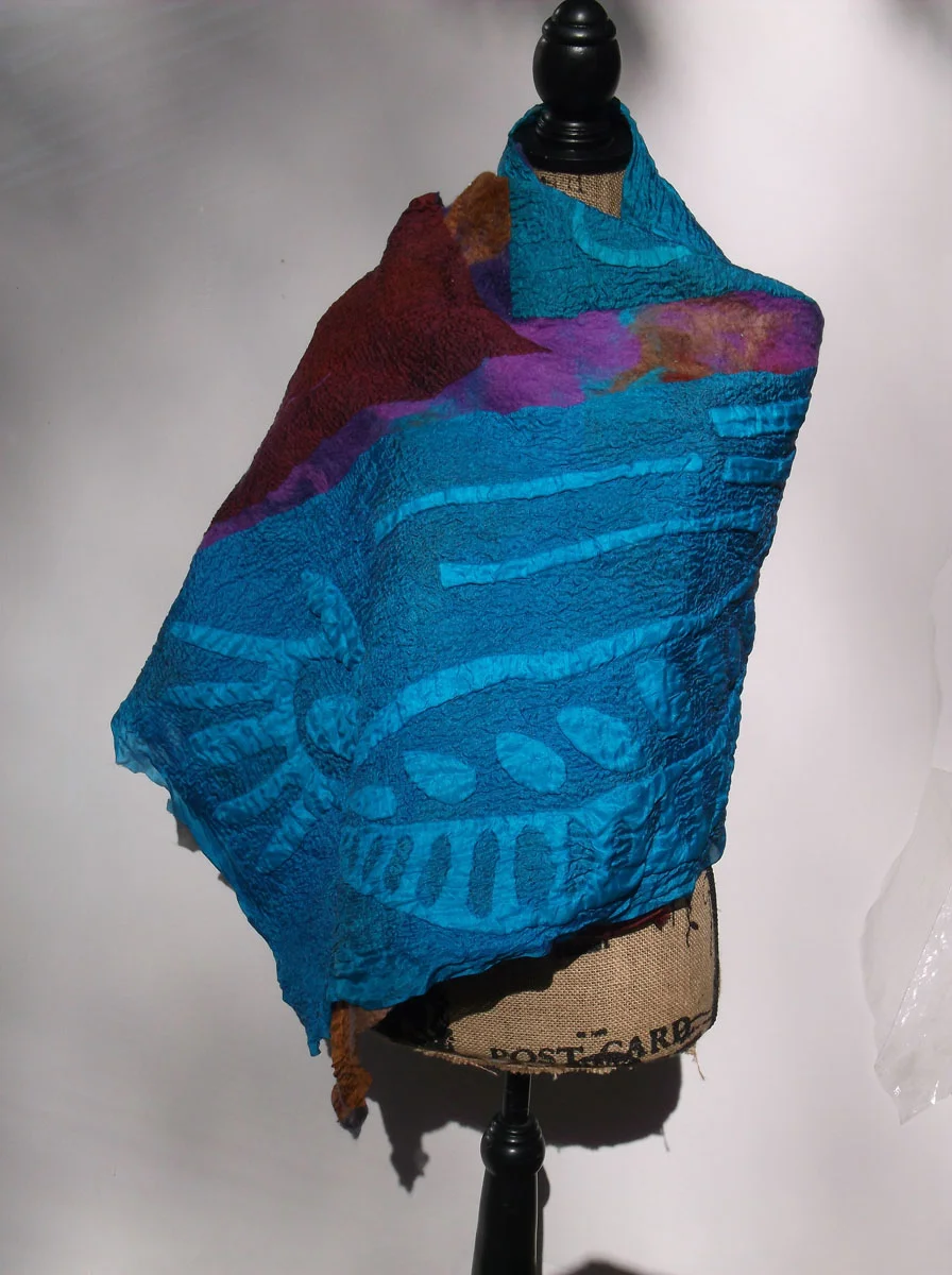 9. Nuno Felted Shawl.