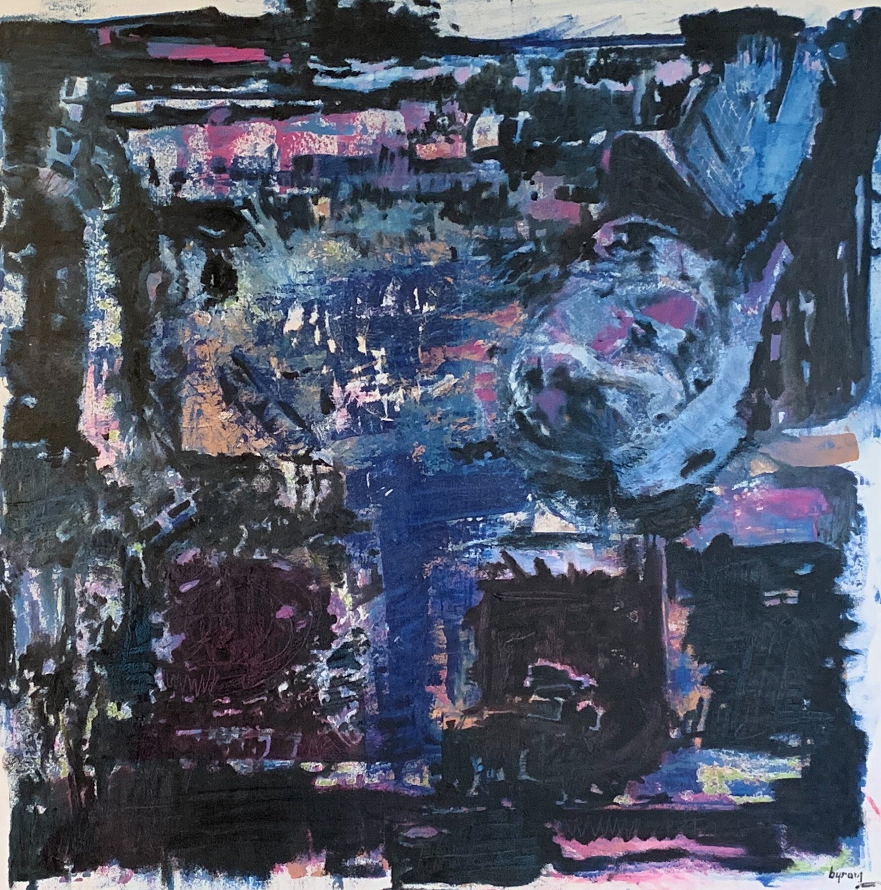 "Blackout". Acrylic