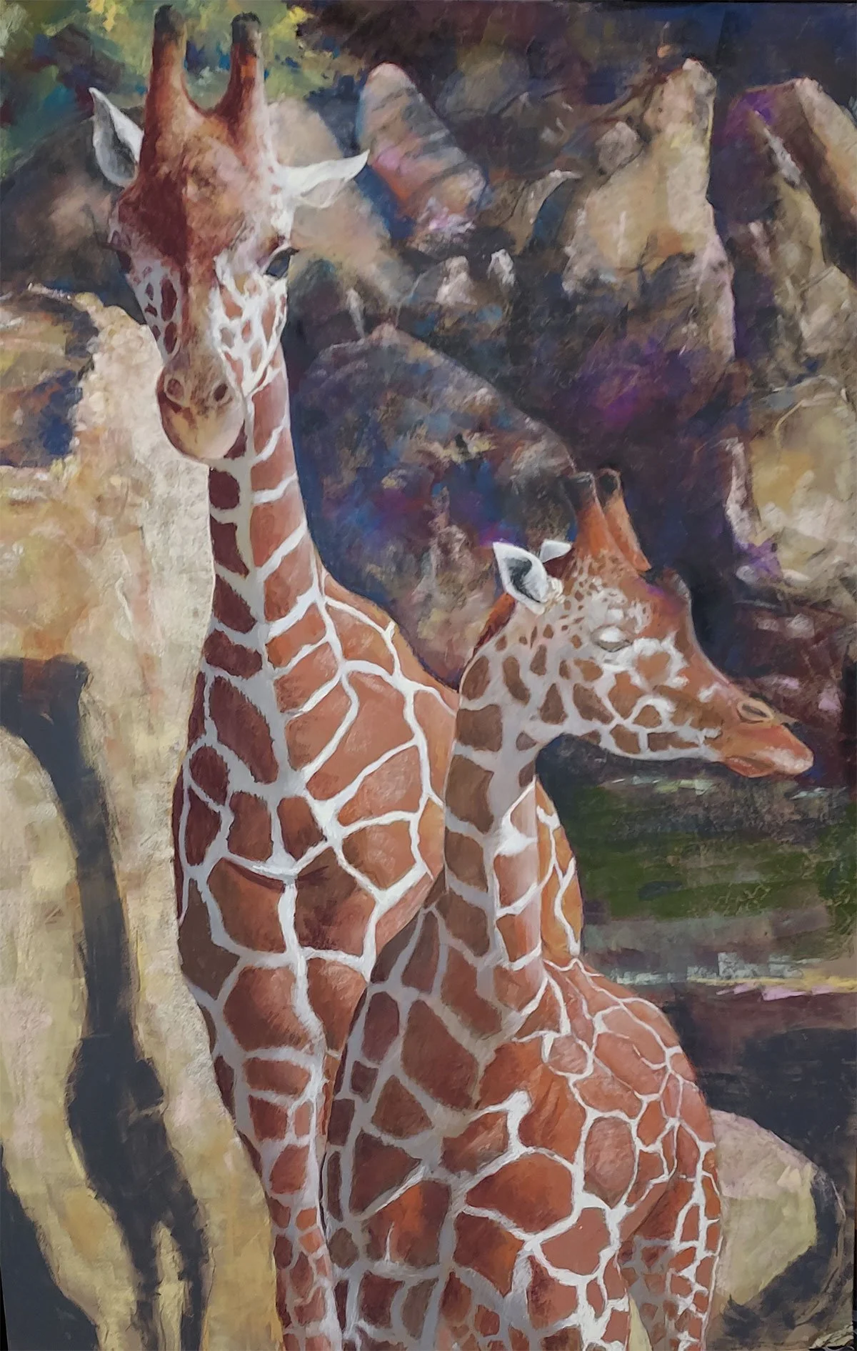 "Long Shadow", Pastel, 24" x 36"