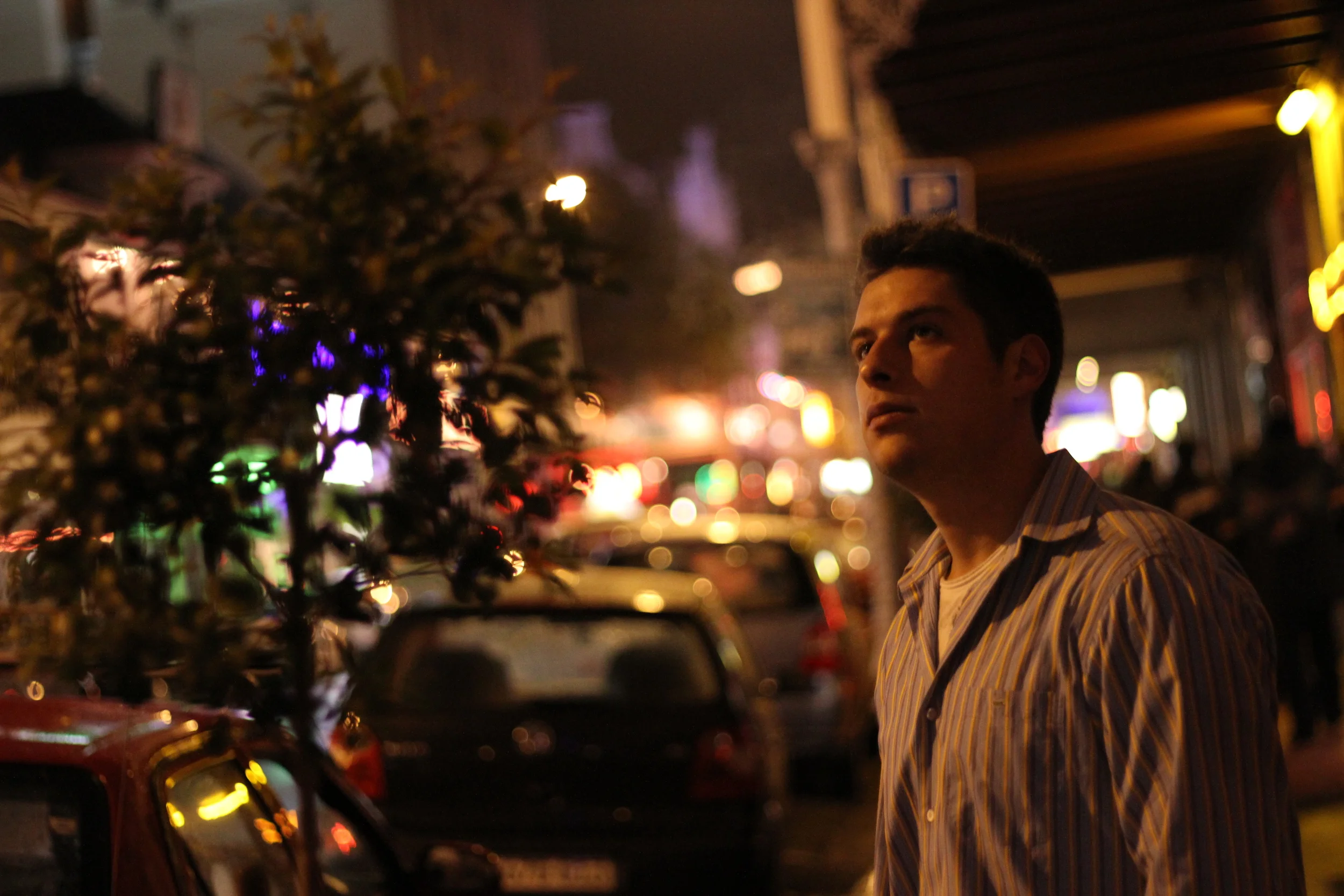 Pensive man on Long Street, Cape Town