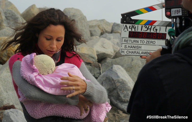 Minnie Driver on set of Return To Zero