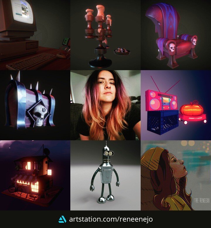 Happy #artstationday! I've had such a great time exploring the various tools and methods to create different styles and work. I'm overwhelmingly grateful that I get to do this for my self and for a living. 

#3D #artistsoninstagram #illustrator #blen