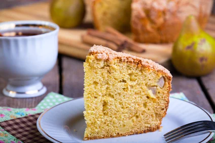 Cranberry Pear Coffee Cake