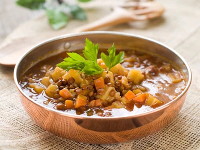 Lentil Vegetable Soup 