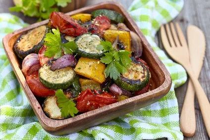 Roasted Summer Vegetable Salad