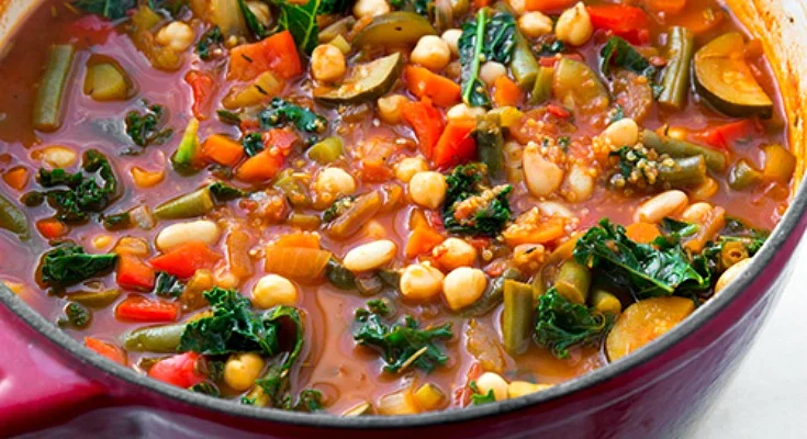 Kale and Quinoa Minestrone 