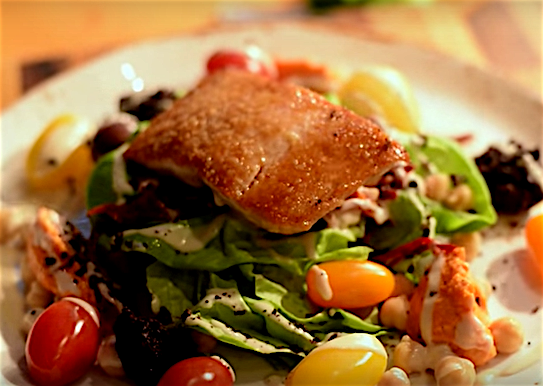 Wild Chum Salmon Salad