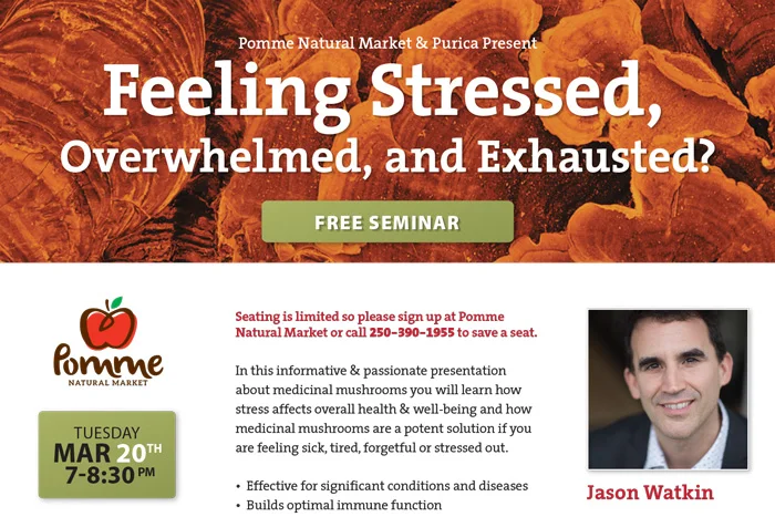 Free Talk @ Nanaimo: Mushrooms and Immune Health with Purica