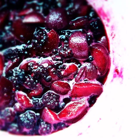Blackberry Plum Compote