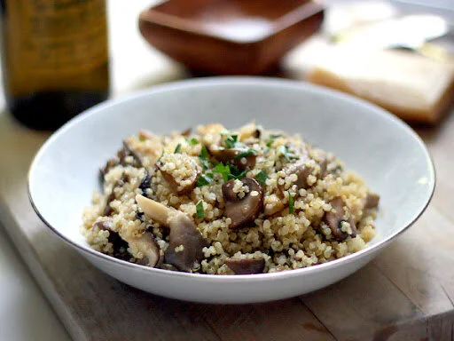 Garlic Mushroom Quinoa