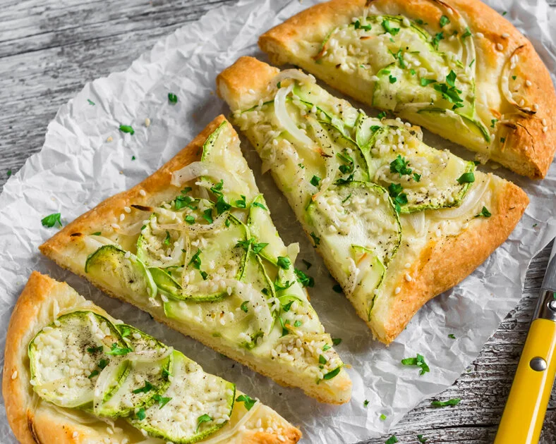Gluten-free Zucchini Flatbread