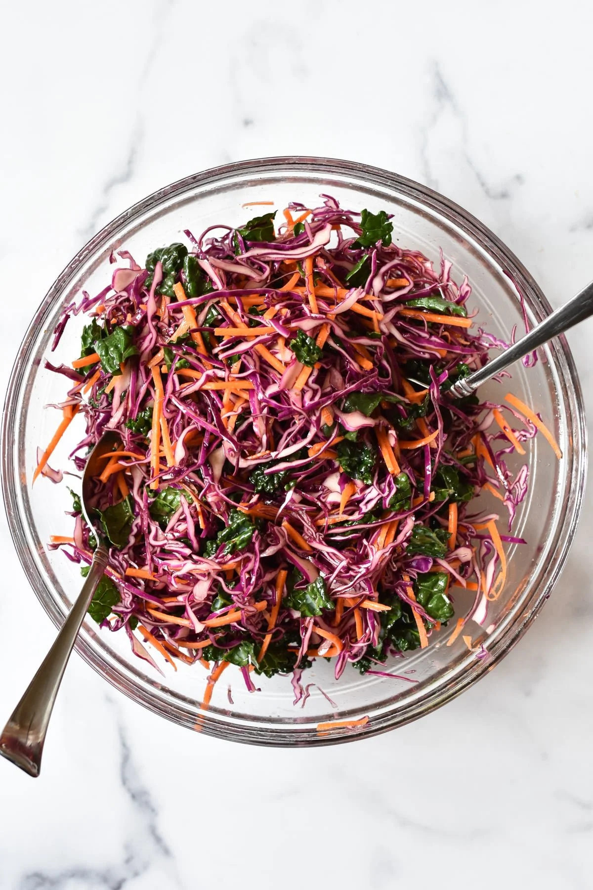 Simple Purple Cabbage Slaw