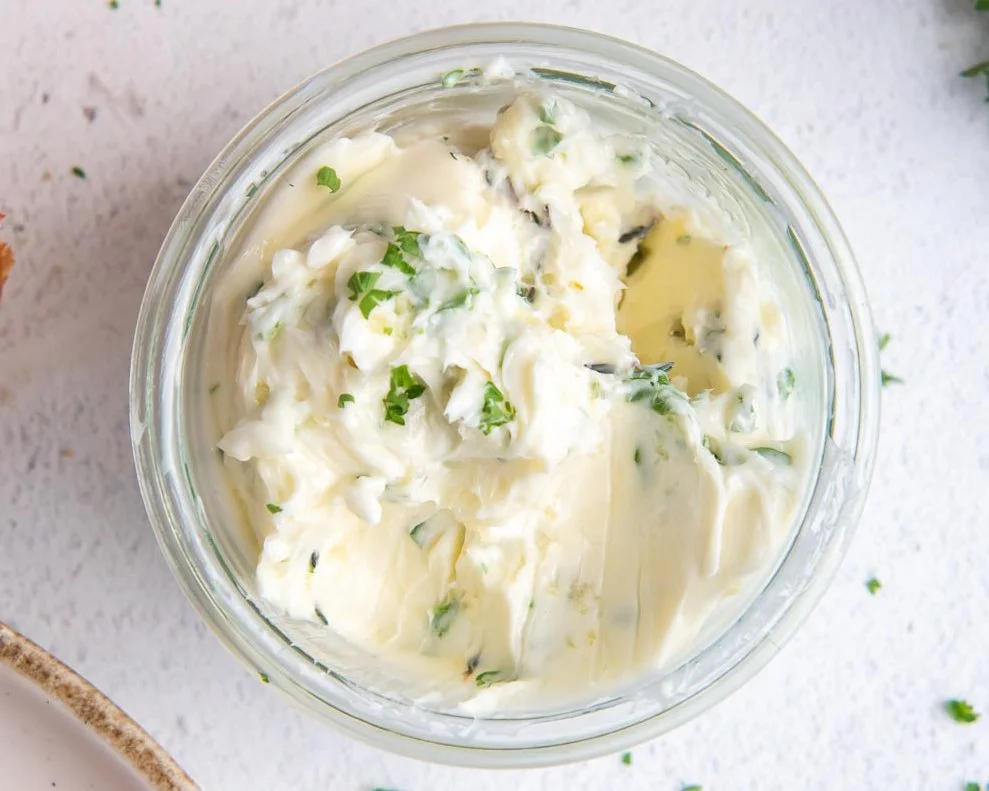 “Cheezy” Vegan Garlic Butter