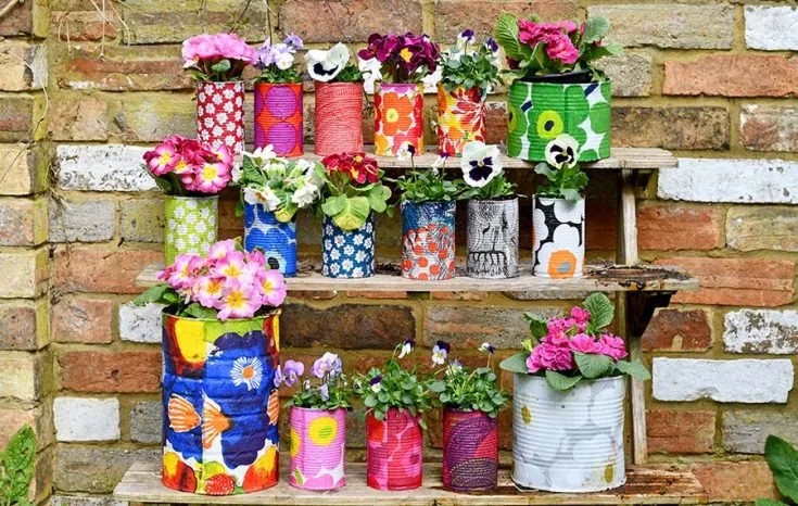 Upcycled Container Gardening Inspiration