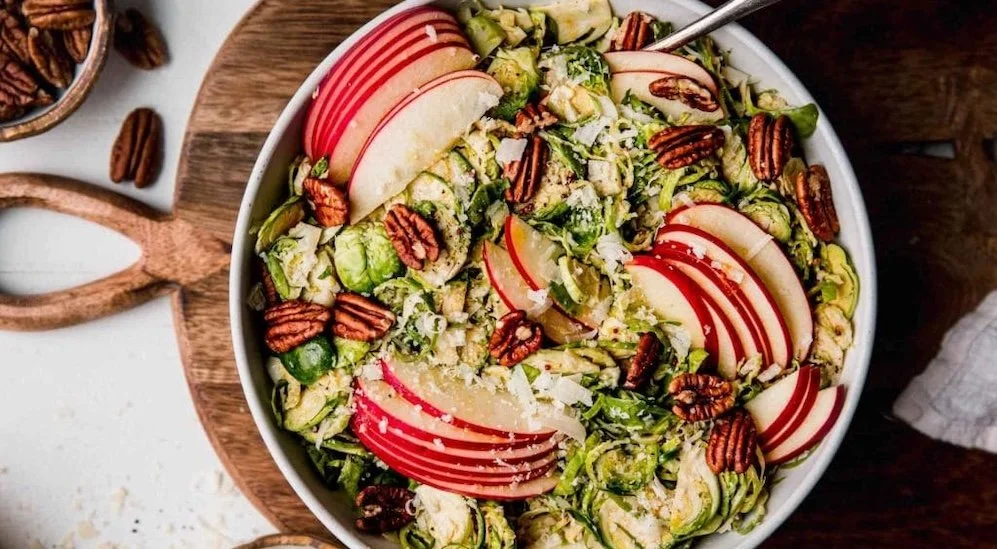 Shaved Brussels Sprouts & Apple Salad
