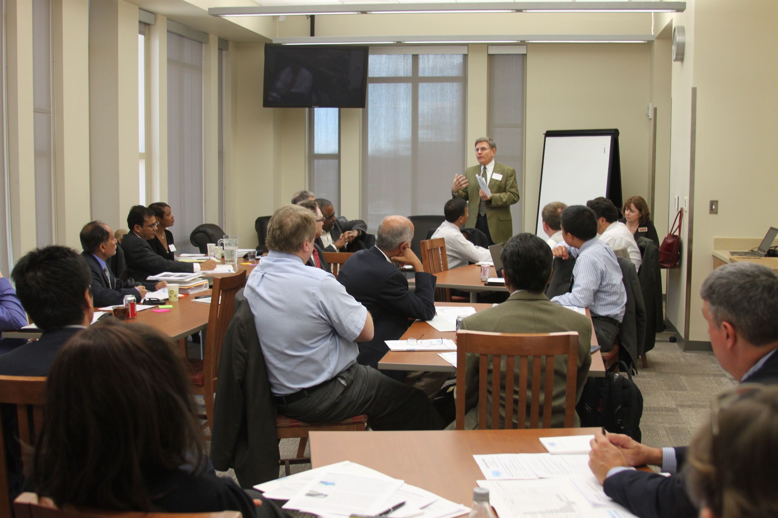 OU's VP for Research speaks at kickoff retreat.
