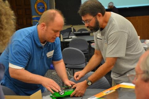 Figure 3: Participants doing a workshop exercise