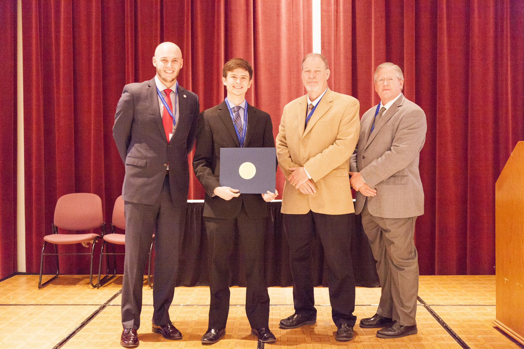   Dugan Connor – OU – wins 1st Place in the Oklahoma Transportation Research Day Poster Competition for his work titled “Effects of Waste Vegetable Oil in High Concentration Recycled Asphalt Binder”.  